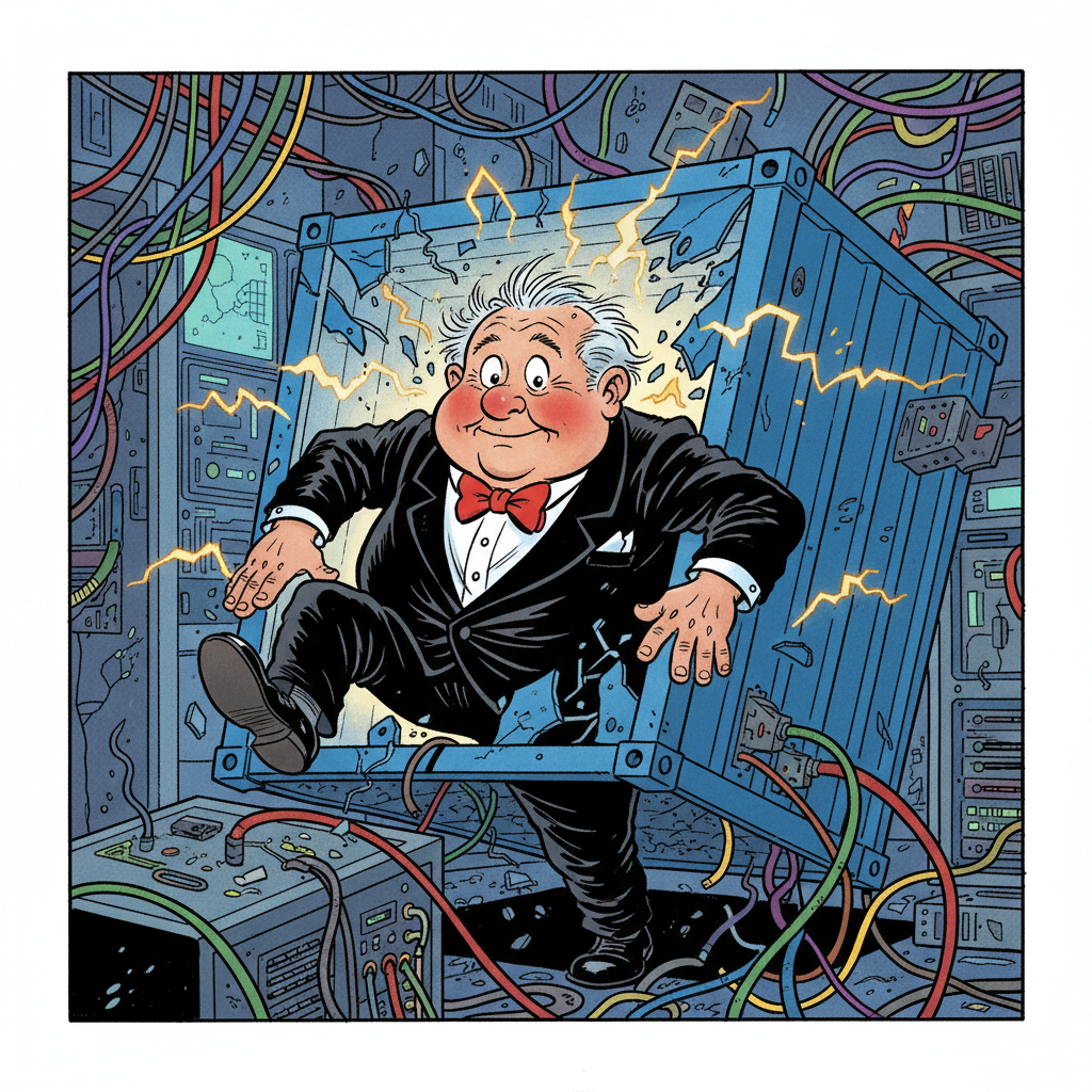 Der Butler bricht aus dem Server-Rack aus